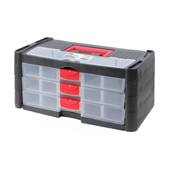 Бокс-органайзер 16 отделений 415х225х190мм пластиковый [t010010] e.toolbox.10 E.NEXT