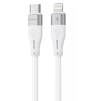 Дата кабель Proove Soft Silicone Type-C to Lightning 27W (1m) White
