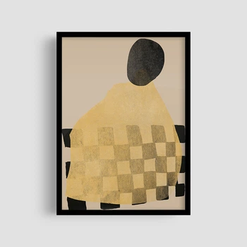 Постер Roomy "Gold Flat" Без рамки A2 (59.4x42 cm.)