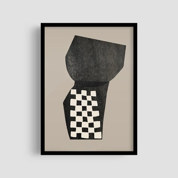 Постер Roomy "Chess Tower" Біла рамка з антибліковим склом A4 (29.7x21 cm)