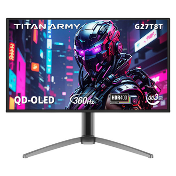 Игровой монитор TITAN ARMY G27T8T, 26,5-дюймовый экран 2560*1440 QD-OLED 360 Гц