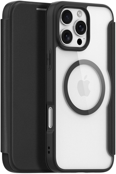 Чохол-книжка Dux Ducis Skin X Pro для Apple iPhone 16 Pro Black (6934913004487)