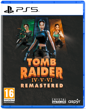 Гра PS5 Tomb Raider IV-VI Remastered Starring Lara Croft (Blu-ray диск) (5056635615565)
