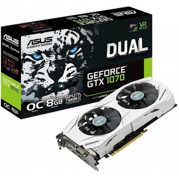 Відеокарта Asus GeForce GTX 1070 Dual 8GB GDDR5 (DUAL-GTX1070-O8G), Б/в