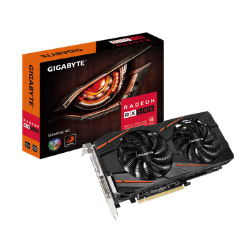 Відеокарта Gigabyte Radeon RX 580 Gaming 4GB GDDR5 (GV-RX580GAMING-4GD:5), Б/в