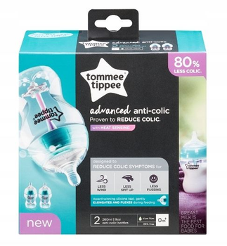 Набір пляшечок Tommee Tippee Advanced Anti-colic 260 мл 2 шт (5010415225252)