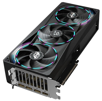 Відеокарта GF RTX 5070 12 GB GDDR7 Aorus Master Gigabyte (GV-N5070AORUS M-12GD) ( Black ) 39113