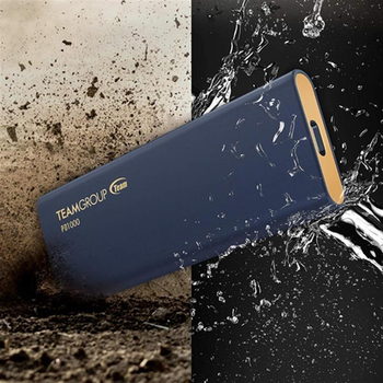 Накопичувач зовнішній SSD USB-C 512 GB Team PD1000 (T8FED6512G0C108) Синій 24925