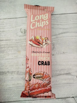 Чипси смак краб Long Chips 75 г