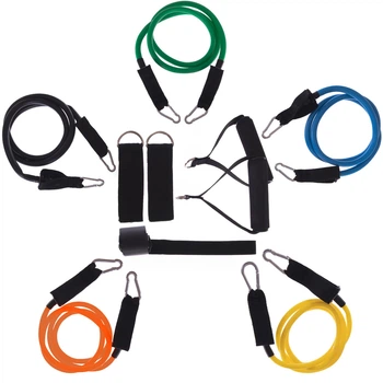 Эспандер Resistance Band многофункциональный 5 жгутов Zelart FI-6333