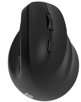 Миша 2E MF325 Silent WL/BT Vertical Black (2E-MF325WBK)