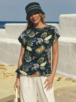 Блузка женская Seventeen 2286.6396 2XL-3XL Черная (Sev2000000207414)
