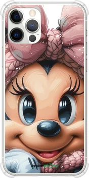 Силікон із посиленими кутами чохол на iPhone 12 Pro Мінні Маус із бантиком "6055sp-2052-70447"