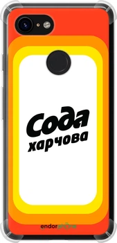 Силикон с усиленными углами чехол на Google Pixel 3 Сода UA "5639sp-1528-70447"