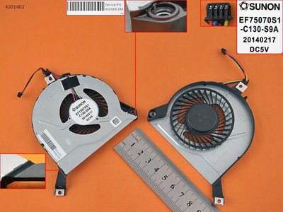 Вентилятор для HP Pavilion 14-V 15-V Series, (EF75070S1-C130-S9A DFS531105MC0T FB06008M05SPA-001, [ID: 2565999694]