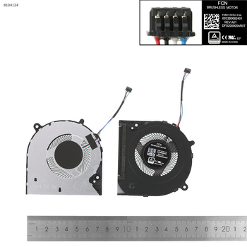 Вентилятор для HP 14-ck 14-cf 14s-cf 14-cm 14-dk 14s-dk 14q-cs, 240246 G7 G8, (L23189-001, 6033B0062401, [ID: 256599