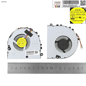 Вентилятор для HP 15-DA 15-DB 15-DR, 15Q-DX 15T-DS, C129 C130, 250255256258 G7, (Версія 2, KSB05105HADZ6, [ID: 2565999711]
