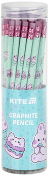 Набір графітних олівців Kite Feel Good Тригранний з гумкою HB 36 шт (K25-046-2)