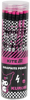 Набір графітних олівців Kite Kuromi HB з гумкою 36 шт (HK25-056-2)