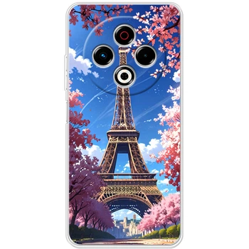 Силиконовый Чехол с Картинкой для Tecno Spark 30 Принт (Париж, Эйфелева Башня) (65672-ysm036)