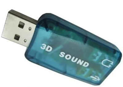 USB звукова мапа 3D Sound card 5.1 зовнішня