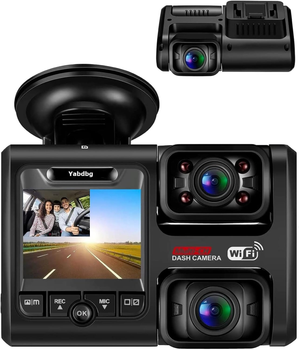 Відеореєстратор Yabdbg D30 2.7" Full HD 150° GPS Чорний