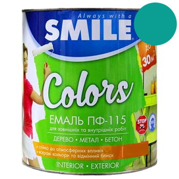 Эмаль алкидная ПФ-115 Smile бирюзовая 2.8 кг