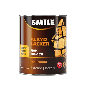 Лак для древесины Smile ПФ-170 глянцевый 2,2 кг