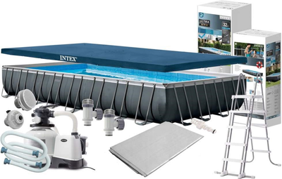 Каркасный бассейн Intex Ultra Frame 975 x 488 x 132 см (26374)