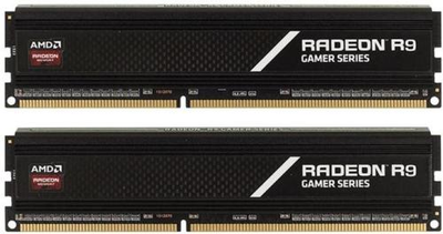 Модуль пам'яті для комп'ютера DDR4 16GB (2x8GB) 3200 MHz Radeon R9 AMD (R9S416G3206U2K)
