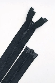 Блискавка Ykk спіральна тип 3 чорна 80 см 1 бігунок, роз'ємна