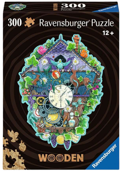 Puzzle Ravensburger Zegar drewniane 300 elementów 12000759 (4005555007593)