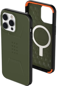 Чехол противоударный UAG Civilian MagSafe (Original) для Iphone 14 Pro (6.1") Olive 114042117272