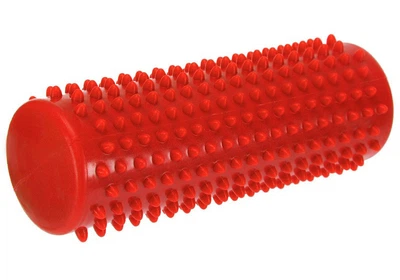 Масажний циліндр EasyFit Spindle із шипами червоний