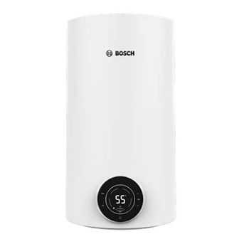 Водонагрівач електричний BOSCH круглий Tronic 4000T 80 л 2 кВт сухий тен вертикальний монтаж електронне керування B білий 7736507577