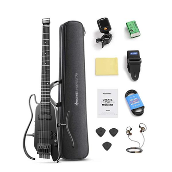Silent гитара Donner HUSH-X PRO Black