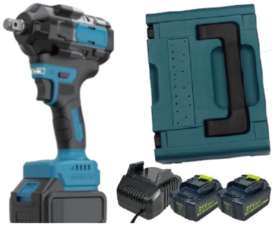 Гайковерт ударний акумуляторний 800 Нм SAKUMA BLUE CIW8021B-CORE SET02