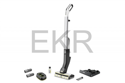 Електрошвабра Karcher FC 4-4 Battery Set – акумуляторна підлогомийна машина, 460 Вт, біла (1.056-400.0)