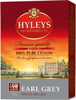 Чай чорний Hyleys Earl Grey особливо крупнолистовий 50 г (4791045016120)