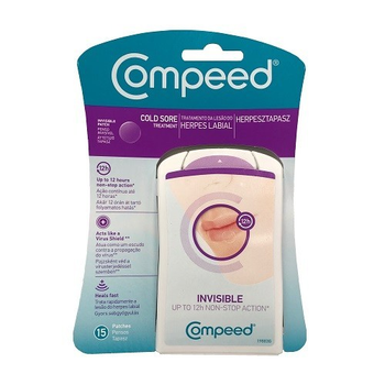 Пластир Компід Compeed Discreet Healing Patch для лікування герпесу 15 шт