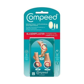 Набор пластырей Компид Микс Пак Compeed Mix Pack от влажных мозолей гидроколлоидные быстрое заживление 5 шт