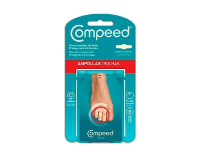 Пластырь Компид Пластырь против влажных мозолей на пальцах Compeed Blasenpflaster 8 шт.
