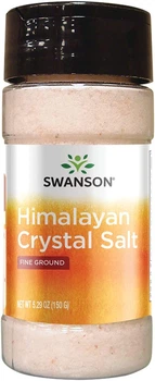 Гималайская кристаллическая соль Swanson Himalayan Crystal Salt Fine Ground Свансон мелкий помол 150 грамм