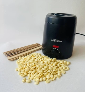 Набор для депиляции Wax PRO с воском 100 г (черный)