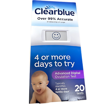 Набір розширених тестів на овуляцію Clearblue 4 або більше днів на спробу 20 штук