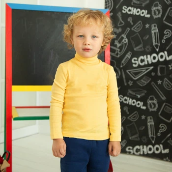 Гольф дитячий для дівчаток Trendy Tot 03-01528 жовтий 104 см (4 роки)