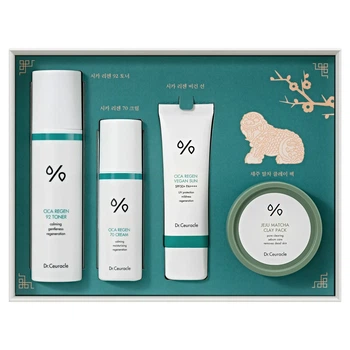 Набір для чутливої шкіри обличчя«Сила рослин» Dr.Ceuracle Green Essential Set