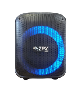 Портативная колонка ZPX party сабвуфер с пультом 250W+LED подсветка