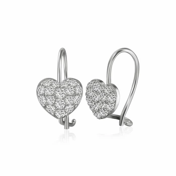 Серебряные серьги «Heart Love»