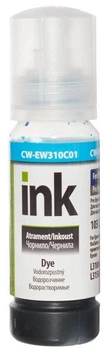 Краска для принтера чорнило ColorWay for Epson L-3100/3110/3150/3151 70g Cyan (CW-EW310C01) синього кольору